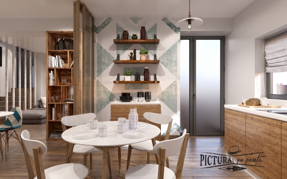 Design bucatarie scandinavă